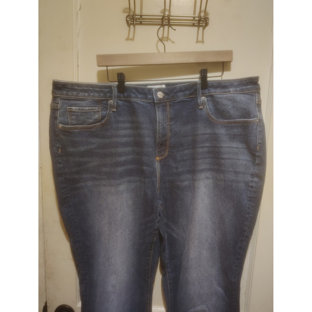 Driftwood Kelly Bootcut Jeans Womens 22 Medium Wash Stretch Denim Blue W22 L31 - Picture 3 of 6